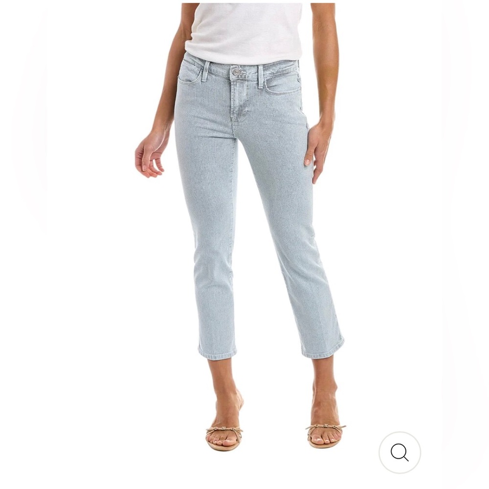 FRAME Denim Le High Solar Stripe Straight Jeans - sz 28 Like New!